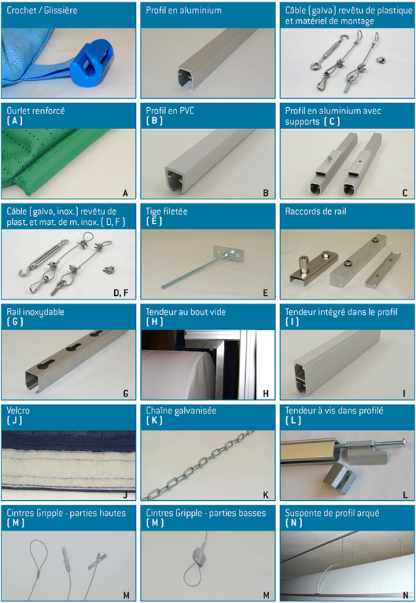 Gaine textile ventilation accessoires