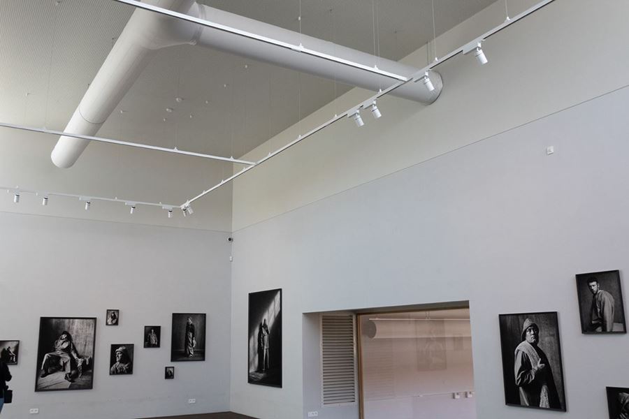 Prihoda Textilkanal im Fotoraum des Navigo-Museums